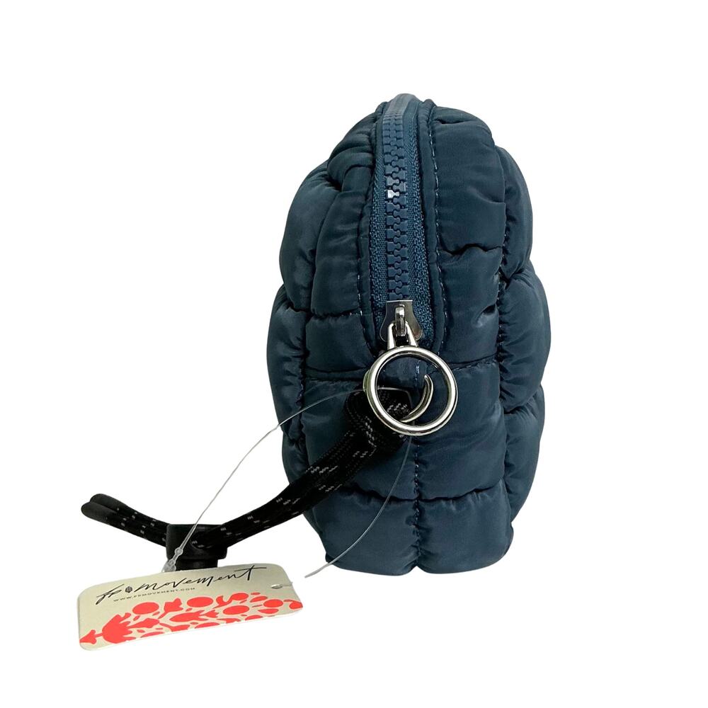 Free People Movement Skyline Blue Quilted Mini Case Wristlet - Picture 3 of 7